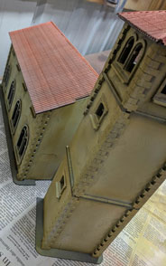 The church after basecoat