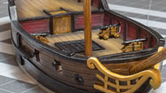 Painted Hull of a Pirate Sloop