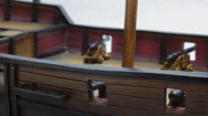 Painted Hull of a Pirate Sloop